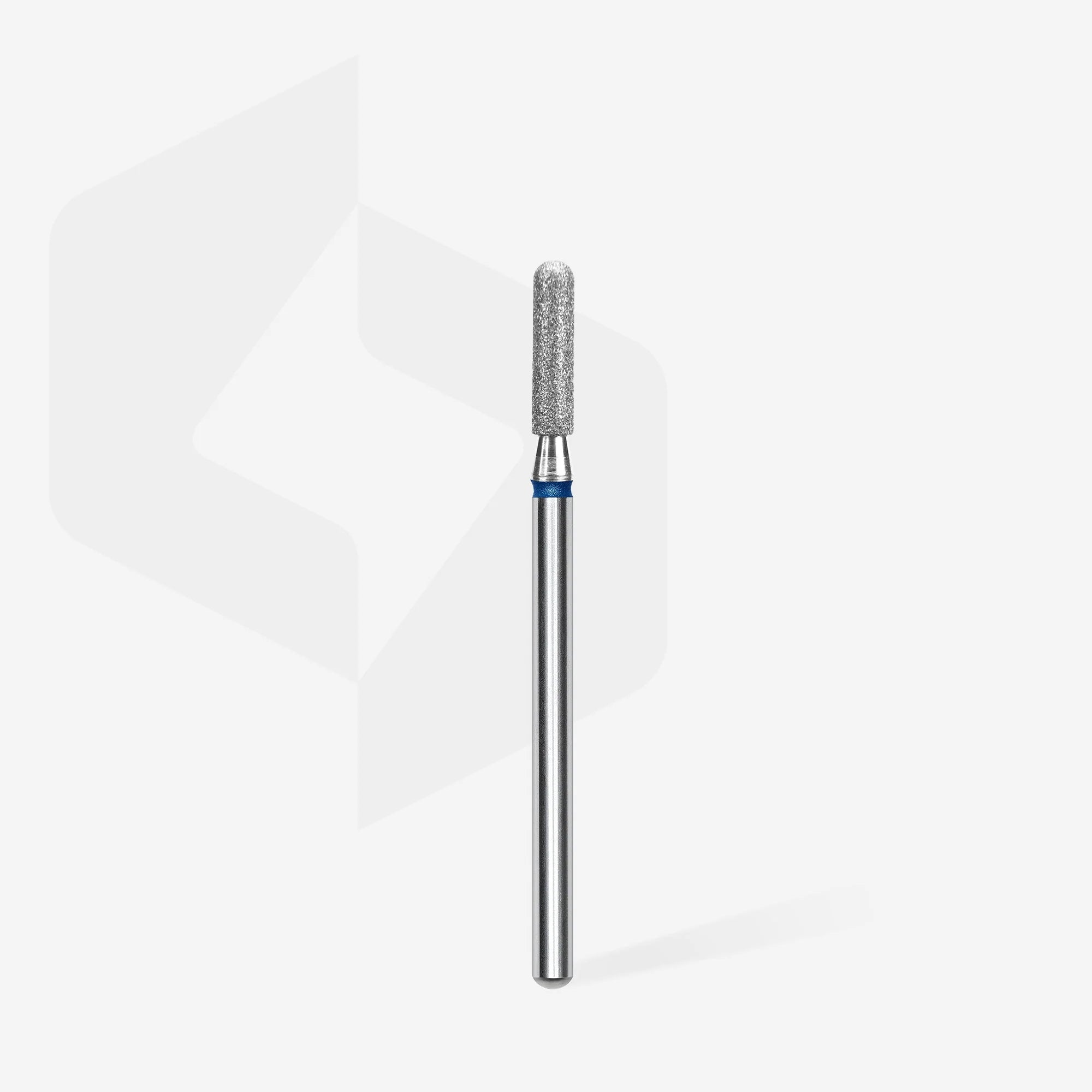 Diamond nail drill bit rounded cylinder blue EXPERT head diameter 2,3 mm / working part 6,5 mm