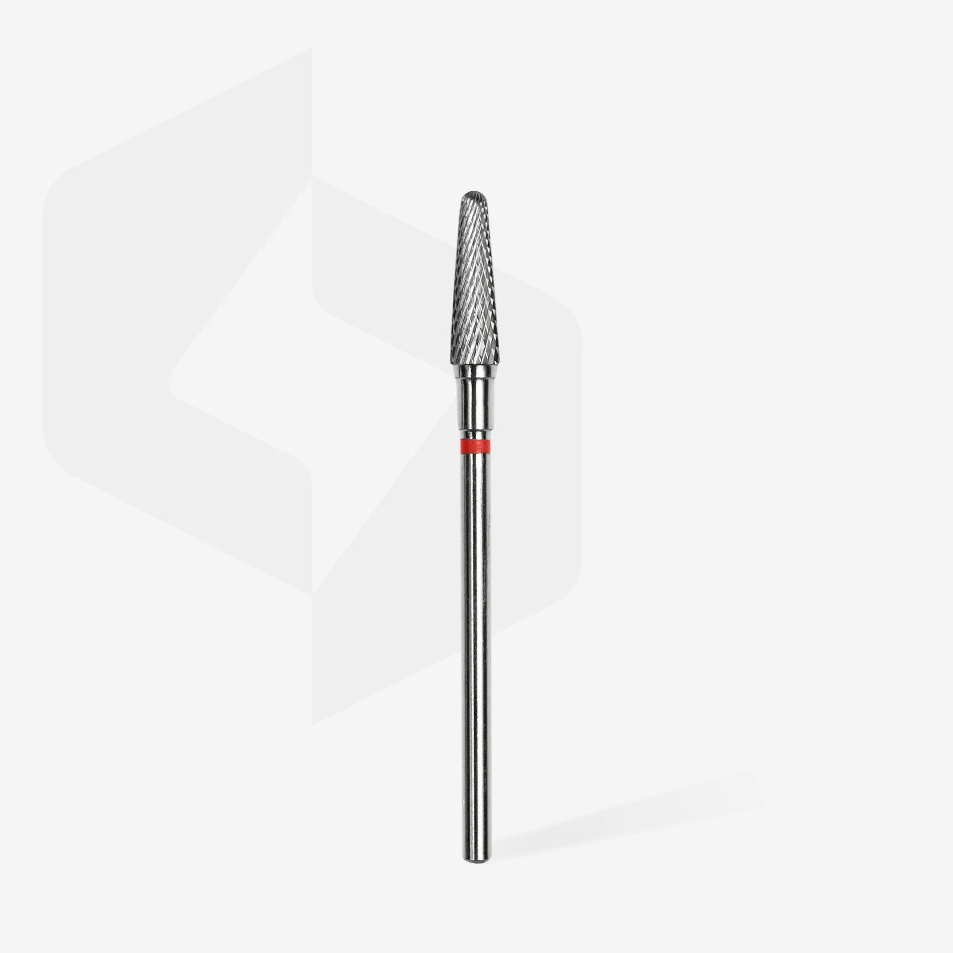 STALEKS EXPERT
Carbide nail drill bit frustum red, head diameter 4 mm, working part 13 mm