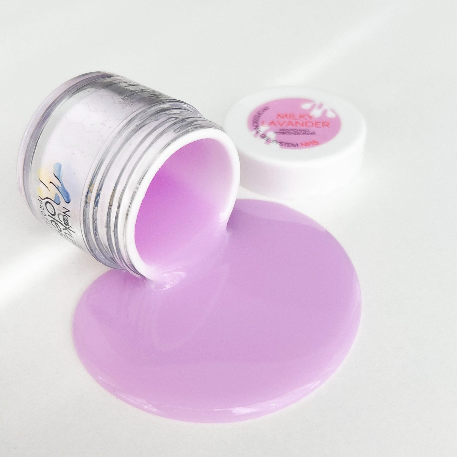 Professional Gel Nails Molekula,  15 Milky Lavender Gel 15ml, 30ml, 50ml, 100ml