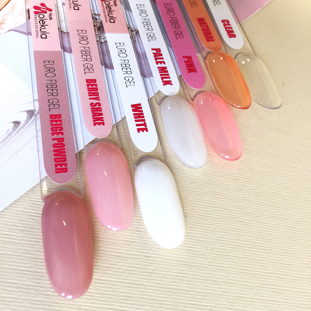 Euro Fiber Gel FG1207 Berry Shake 12 ml,MOLEKULA