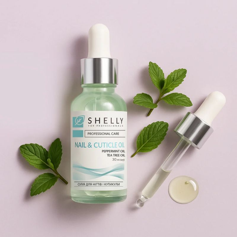 SHELLY, Nail and cuticle oil with Moroccan mint extract and tea tree oil , 30 ml