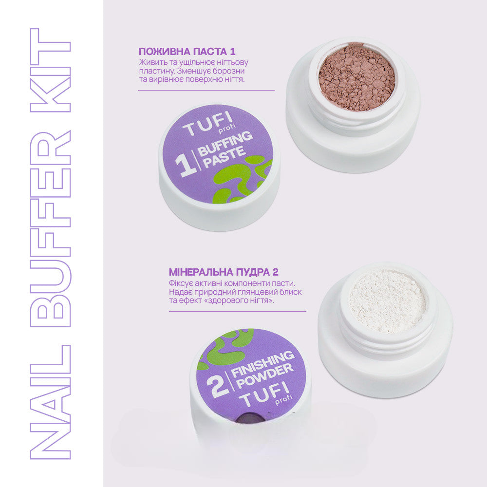 TUFI profi Nail Buffer Kit for Japanese manicure