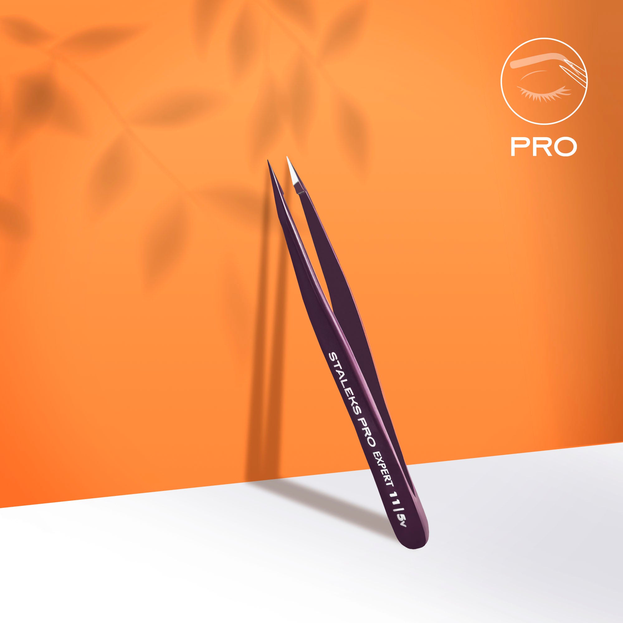 Eyebrow tweezers violet EXPERT 11 TYPE 5v (point)