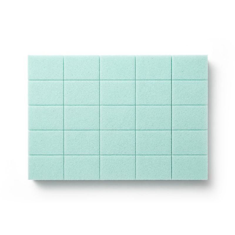 Nail Buffers Set Shelly 180/240 Turquoise, 50 pcs
