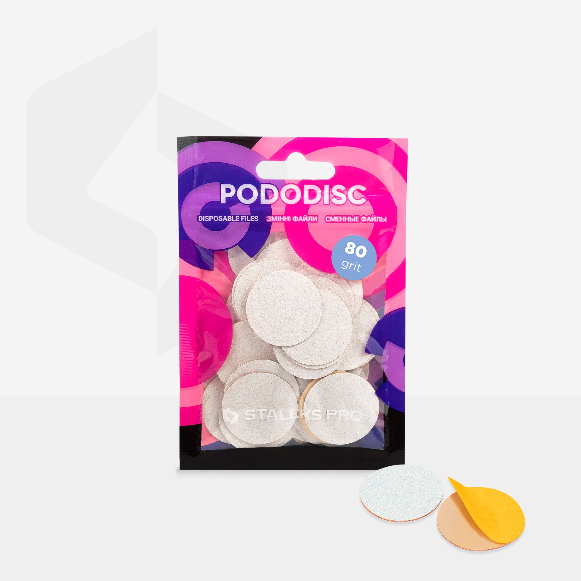 Ersatzfeilen für Pedikür-Scheibe PODODISC STALEKS PRO L (50 Stück)