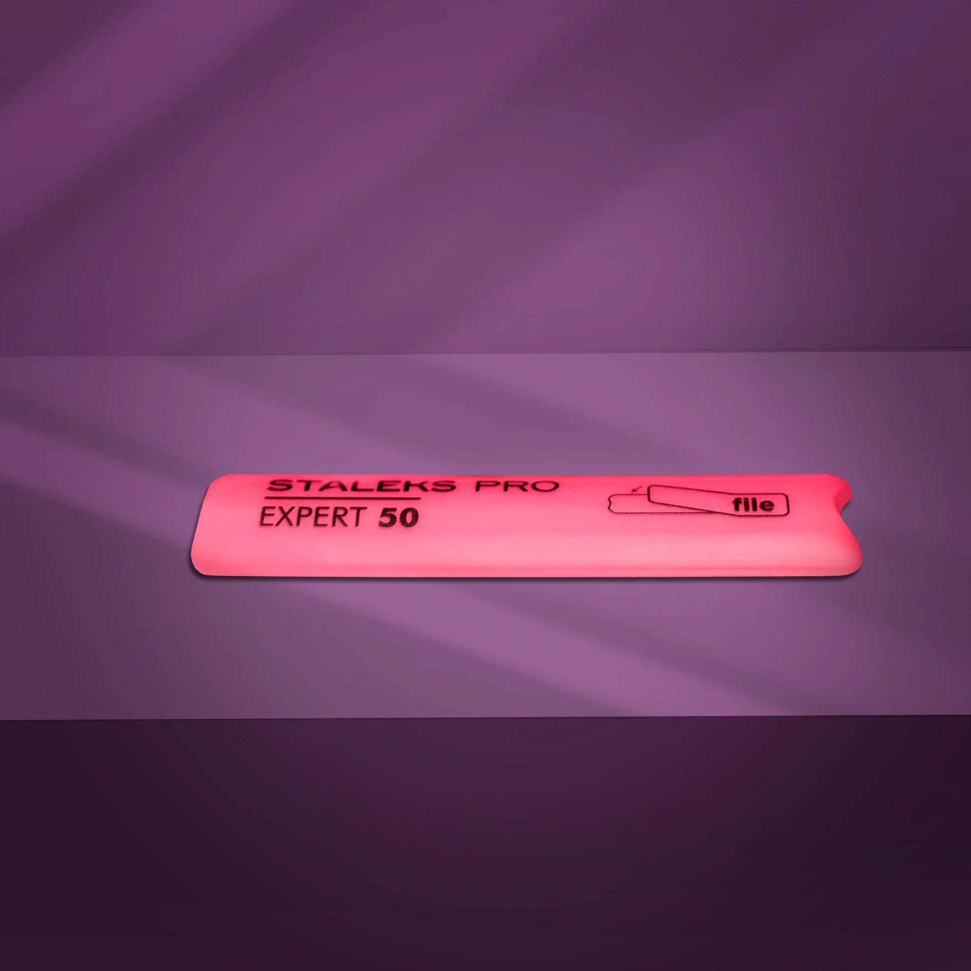 Short beveled plastic base for nail file EXPERT 50